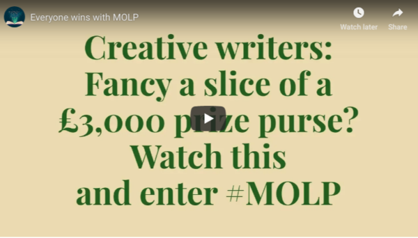The Magic Oxygen Literary Prize Poster