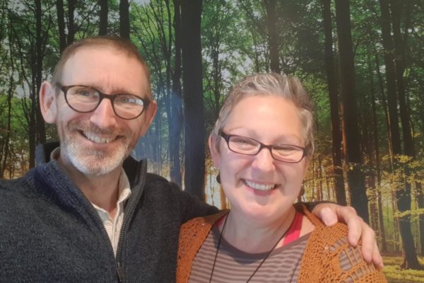 MD & Chair of Trustees, Simon West with CEO & Fundraiser, Tracey West