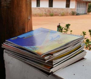 school books from the Mothers of the Forest