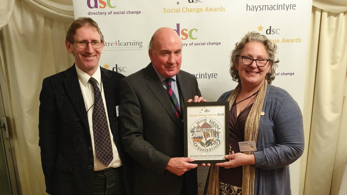 Simon West, Lord Dannatt and Tracey West in the House of Lords