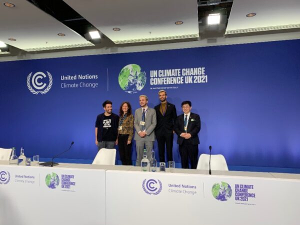 Members of panel at COP 26