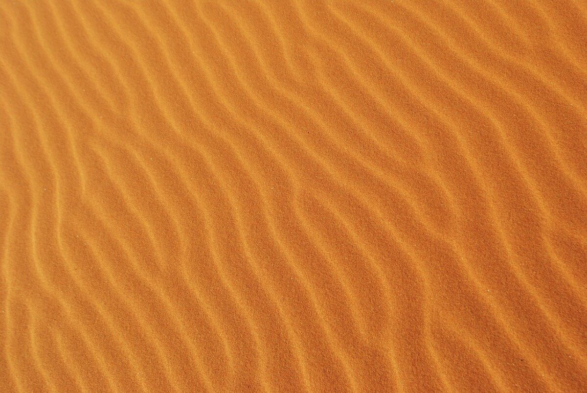 Desert sand by Nici Keil on Pixabay