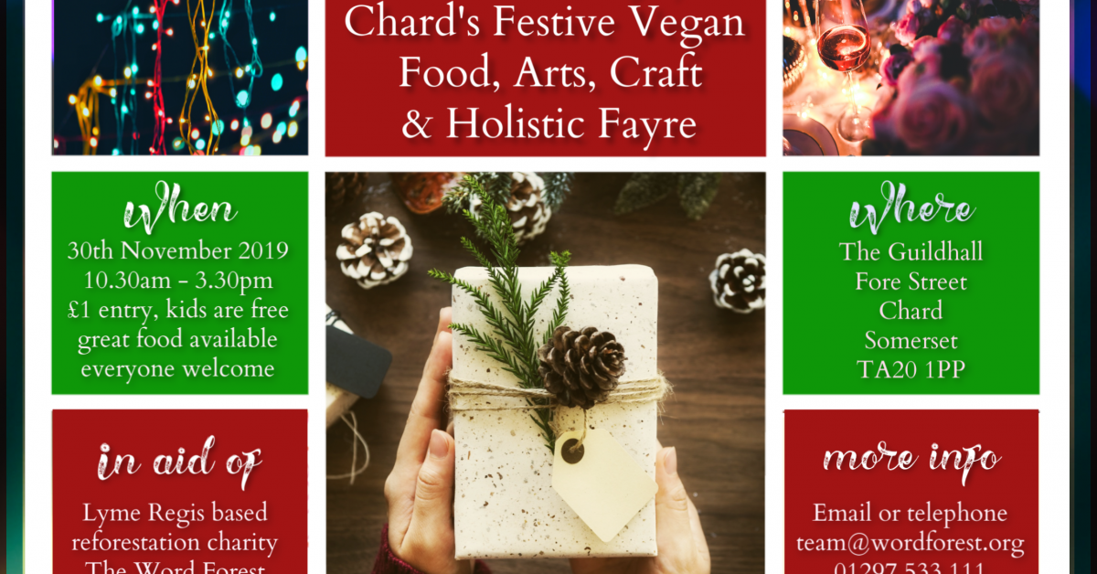 Chard Christmas Vegan Fayre Poster