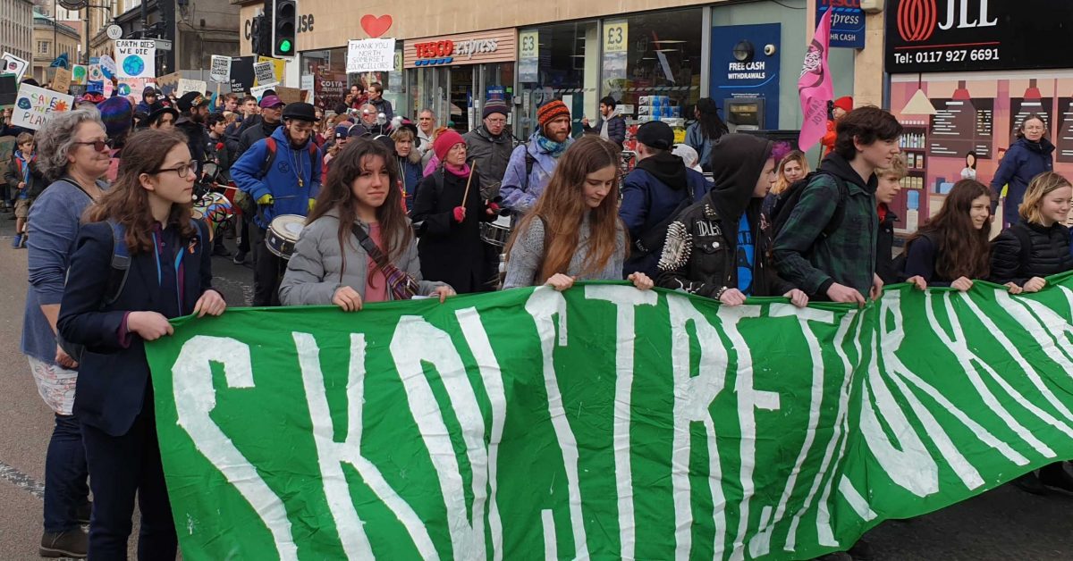 Bristol Youth Strike 4 Climate march